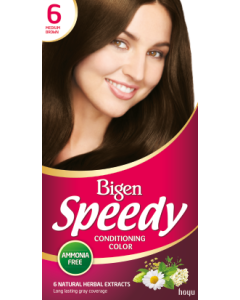 BIGEN 6 WOMENSPEEDY MED BROWN 3PK