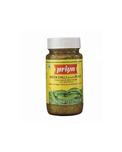 PRIYA GREENCHILLI PICKLE 12X300GMS